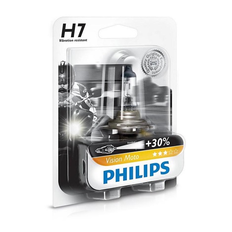 Moto žarnica Philips X-TREME VISION MOTO 12972PRBW H7 PX26d/55W/12V 3200K